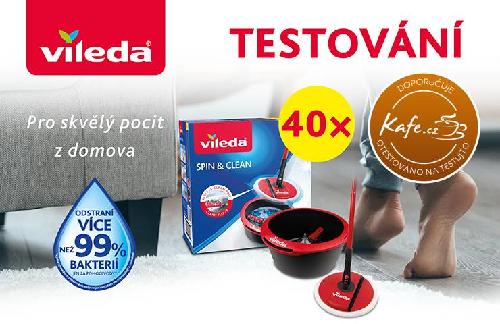 Jak dopadlo testování plochého rotačního mopu Vileda Spin and Clean, který odstraní až 99 % bakterií jen za pomocí vody?